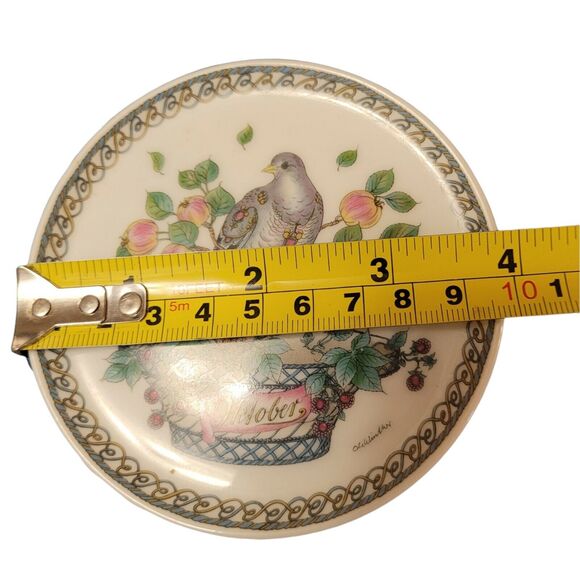 Winther Hutschenreuther 1814 German October Bird Decor Discontinued Vintage 90s - Picture 3 of 3